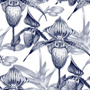 Exotic Dark Flowers Wallpaper