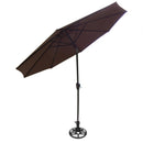 Black 23 lbs Round Cast Iron Umbrella Stand Base Weight