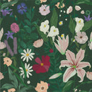 Green Floral Wallpaper