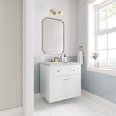 James Martin Chicago 30" Single Bathroom Vanity, Glossy White