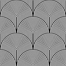 Black and White Geometrical Wallpaper