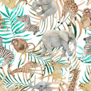Fashionable Exotic Animals Wallpaper