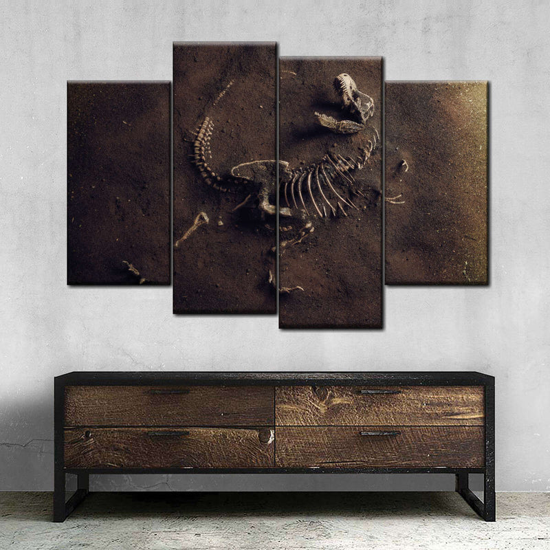 Dinosaur Skeleton Wall Art