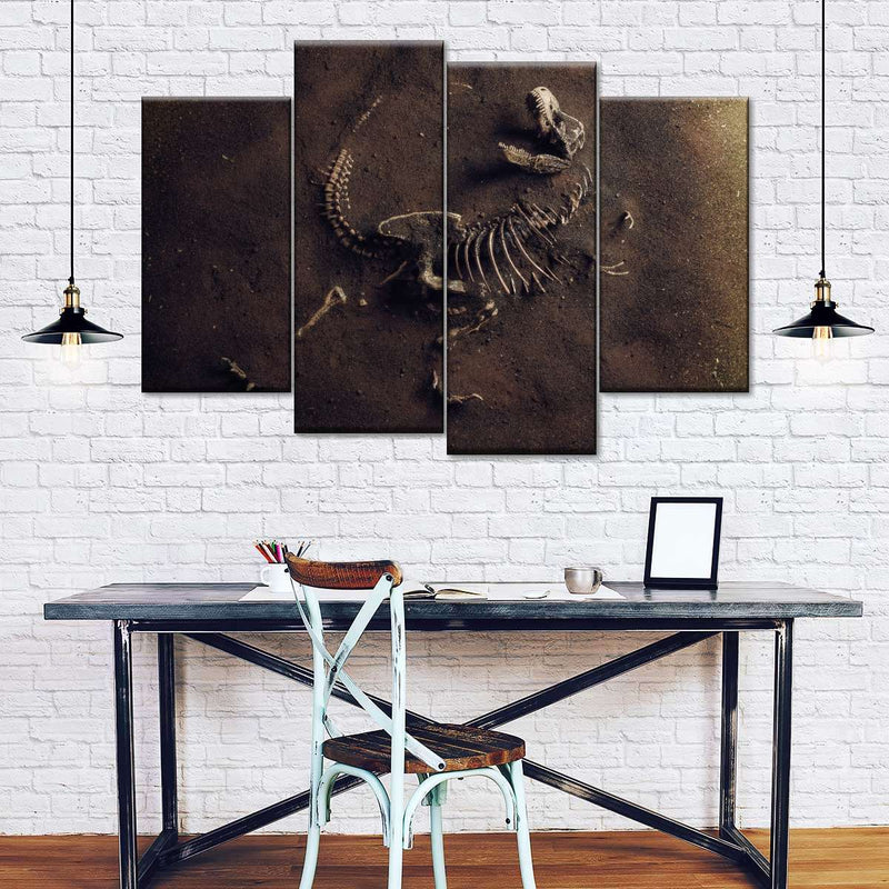 Dinosaur Skeleton Wall Art