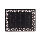 Aluminum 48-in Rectangular Patio Fire Table Set with Rocking Chairs