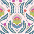Vintage Wallpaper with Peacocks