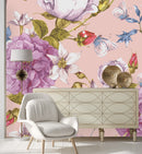 Voguish Modern Spring Flowers Wallpaper