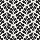 White Wallpaper with Abstract Design
