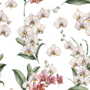 Contemporary Pink Gentle Flowers Wallpaper Smart