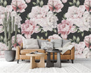 Dark Floral Wallpaper