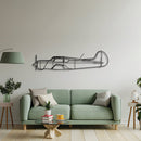 Yak-18T Metal Aircraft Wall Art - NCP0351