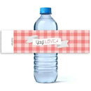 Yay Love Valentine Water Bottle Labels