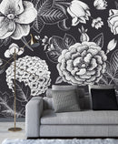 Dark Floral Wallpaper