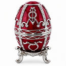1895 Rosebud Royal Imperial Metal Easter Egg 2.5 Inches