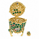 1902 Clover Leaf Royal Easter Egg With Brooch And Pendant