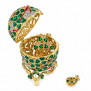 1902 Clover Leaf Royal Easter Egg With Brooch And Pendant