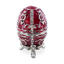 1895 Rosebud Royal Imperial Metal Easter Egg 2.5 Inches