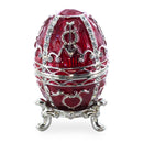1895 Rosebud Royal Imperial Metal Easter Egg 2.5 Inches