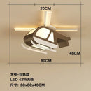 Yellow and black cartoon helicopter ceiling light for children room