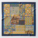 Napoli - Silk Neckerchief - Yellow & Blue