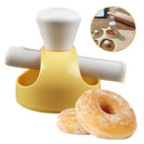 Yellow and white donut cutter baking tools kit for kitchen