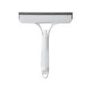 Yellow and white glass cleaning brush squeegee for bathroom tiles