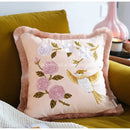 Yellow bamboo velvet throw pillow cover bedroom decor