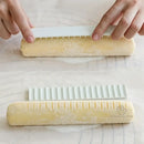 Yellow biscuit cake rolling mold with scale ruler – kitchen pastry tool