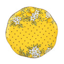 Yellow floral lemon tree bone china tea set dining room server