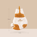 DecorBites™ Cartoon Animals Hand Towel: Soft Coral Fleece, High Absorbency, Skin Friendly Kids' Towel