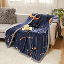 DecorBites™ Cartoon Flannel Blanket: Soft & Skin-Friendly for Summer & Autumn Beds.