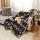 DecorBites™ Cartoon Flannel Blanket: Soft & Skin-Friendly for Summer & Autumn Beds.