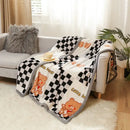 DecorBites™ Cartoon Flannel Blanket: Soft & Skin-Friendly for Summer & Autumn Beds.