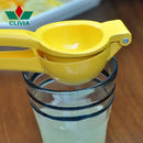 Yellow hand press citrus juicer kitchen aluminum lemon squeezer