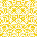 Yellow Scallops Wallpaper