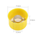 Yellow textured grip corn peeler tool – kitchen kernel remover