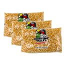 Yellow Un-Popped Popcorn Kernels | Pack of 3 | 2 lb | Non-GMO | Popcorn County USA | North Loup Valley