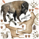 Yellowstone & Woodland Pine Trees - Fabric Nursery Wall Art Decals