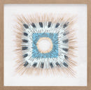 Yenice Natural Wood Geometric Wall Art Set Of Two - Clearance