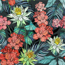 Colorful Flowers on Dark Wallpaper