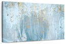 Light Blue Abstract Wall Art