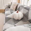 Chenille Geometric Patterned Sofa Throw, Couch Covers for Sectionals for Pets, Throw Cover for Couch