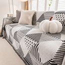 Chenille Geometric Patterned Sofa Throw, Couch Covers for Sectionals for Pets, Throw Cover for Couch