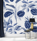 Blue and White Wallpaper