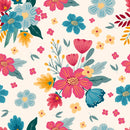 Elegant White Floral Wallpaper Tasteful