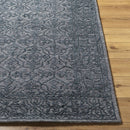 Yadid Black Wool Area Rug