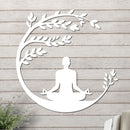 Yoga Beneath a Tree Sign