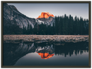 Yosemite Sunset Print Metal Wall Art – California National Park Scenic Decor