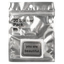 The Original You Are Beautiful Sticker
