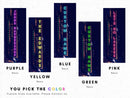 Personalized Neon Name on City Billboard Wall Mural.